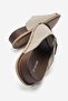 Single Buckle Women's Slippers Beige - 4