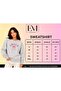 Women's Be Still Written Sweatshirt Set – Round Neck Printed Sweatshirt and Straight-Leg Bottoms 2-Piece Set - 3