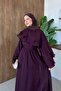 Ezel Cape Robe Plum - 2