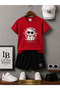 Summer Shorts T-Shirt Unisex (Cat with Buckle) - 2