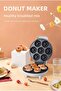 -38264 Mini Donut Maker Machine for Home, 1200W Double-Sided Heating Makes 7 Doughnuts with Non-Stick Surface - 3