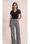 Women's Short Sleeve V-Neck Blouse, Pack of Lace Viscose - 5