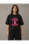 Find This Way Cactus Printed Oversize T-Shirt Unisex 80% Cotton Retro Vintage Streetwear T-Shirt Thick Textured
