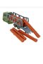 Timber Truck 38 cm 8 Pieces Large Size Log-Carrying Toy Military Truck Forest Logging Truck - 4