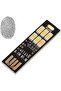 5x Portable USB Nightlight Mini Pocket Card Lamp 6 LEDs Nightlight Keychain USB Power Light 1 - 2