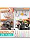 Silicone Whisks, 8Pcs 10-Inch Non-Scratch Stainless Steel Egg Beaters, Heat Resistant Kitchen Mixing - 3