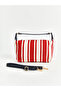 Two Mt Shop Quality Striped Patterned Women's Shoulder Bag - 3