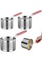 3PCS 304 Stainless Steel Pasta Strainer Set – 14/16/18cm Removable Handle Noodle Strainer Baskets |