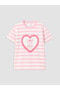 Rmz Gi̇yi̇m Farkiyla Zero Roba Collar Printed Girls' T-Shirt 2-Pack - 3