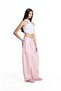 Pink High Waist Pleated Pants 19127 - 2