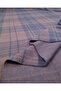 Navy Blue Brown Plaid Jacquard Interlock Fabric Soft and Stretchy Cardigan & Sweater Fabric Width: 150cm - 2