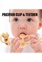 Baby Pacifier Clip 5-Pack Silicone Teether Strap Anti-Drop Pacifier Holder for Stroller Hi - 6