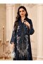 Light Luxury Sequin Beaded V-Neck Loose Fit Slimming Jalabiya Evening Gown Dress - 3