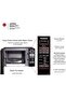 Panasonic 20L Solo Microwave oven, NN-ST266B - 800W, Easy touch control, Auto Reheat, 51 Auto Menu, Auto Defrost, Child Safety lock - Black - 7