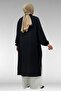 68047 Plus Size Buttoned Double Tensel Tunic - Black - 6