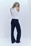 İnce Triko Pantolon - 5