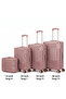 4PC ABS Hardside Luggage Set 14/20/24/28 Inch with TSA Lock & Spinner Wheels, Includes Travel Makeup Case, Lightweight Carry-On & Checked Suitcase Set for Women Men - 7
