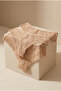 Women's Lace Front and Back Brazilian Panties Lycra Beige 3-Pack - 2