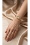 Serena Goldfish Women's Steel Watch Gold Color Clasp Drop Case Stone Inlaid Vintage Watch Luxury Edition Old Money Classic Elegant Stylish Women's Wristwatch |   Premium Series 2026 - 3
