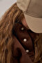 High Collar Snap Fastener Sweatshirt - 8