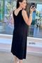 Ring Detailed Lycra Viscose Combed Cotton Dress 6Y351 - 2