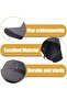 Dark grey outdoor sun hat with neck protection and breathable design - mesh, adjustable, UV - 5