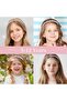 Headbands 4pc 13x14x1cm sequined non-slip women's. - 5