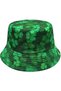 Green leaf fisherman's hat—unisex, Irish sun hat, reversible design, ideal for outfits, travel, and beach parties.