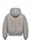 Wing Back Lace Wing Detail Sweatshirt