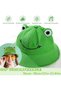 Foldable cotton fisherman's hat with frog pattern - perfect for fishing, hiking, camping, and outdoor activities. - 2
