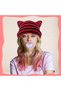 Knitted Hats - Women's Winter Men's Warm Cat Ear Retro Striped Stretch Matching Crochet Children's Girls' and Adults' Black White - 3