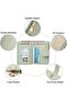 Women's compact RFID wallet zippered compartment. - 3