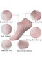 Anti-slip socks - 6-pack Pilates Yoga ankle Sizes 35-40 Men's and women's home sports (orange) suitable for ballet, barre, barefoot training - 2