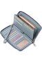 Women's large capacity RFID clutch wrist strap PU leather.