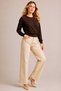 Women's Premium Italian Textured Double-Breasted Knitted Blouse - 4