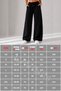 Women's Washed Natural Linen High Waist Oversize Cut Trousers 100% Linen - 9