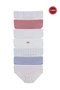 Women's 7-Piece Curve Cotton Stretch Fabric Bato Panties - 2