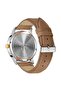 Men's Stainless Steel Watch, Tan Leather Band | Trn-Ss43 - 4