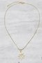 Steel Solaria Women's Gold Sun Figured Spiral Zircon Stone Necklace |   Anti-Tarnish2 Year Warranty - 2