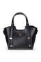 Burkley Mirelle Onyx Black Pu Leather Women's Hand and Shoulder Bag - 2