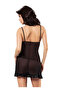 Concepta Black Lace Nightgown - 614 - (32156) Size S/M - 2