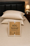 Striped Micro Satin Duvet Cover Set Double – 200×220 cm Duvet Cover / 160×200×30 cm Fitted Sheet / 2 Pieces 50×70 cm Pillowcases - 2