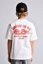 Overshirt Fit Crew Neck Back Printed Short Sleeve T-Shirt Boys I6497A826Hs - 6