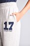 بنطلون واسع الساق من القماش السميك المطرز H4220AX26WN - 4