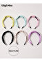 Pack of 6 - Girls Multi-Color Satin Knot Headbands - 5