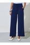 Wide-leg ankle-length pants with darts and pleats - 2