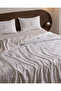 Antonia King Size 100% Cotton Ranforce Printed Bed Sheet and Duvet Cover Set - Beige - 4