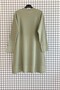 Trendy Raglan Sleeve Patterned Tight Fit Cold Yarn Knitwear Tunic-90 cm - 3