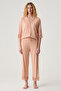 Lace Detailed Viscose Shirt Set