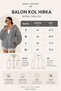 Women's Cardigan Hooded Balloon Sleeve Zippered Hooded Jacket 3 Yarn Long Sleeve Hooded Cardigan Full Zipper with Pockets 100% Cotton Winter Cardigan - 8